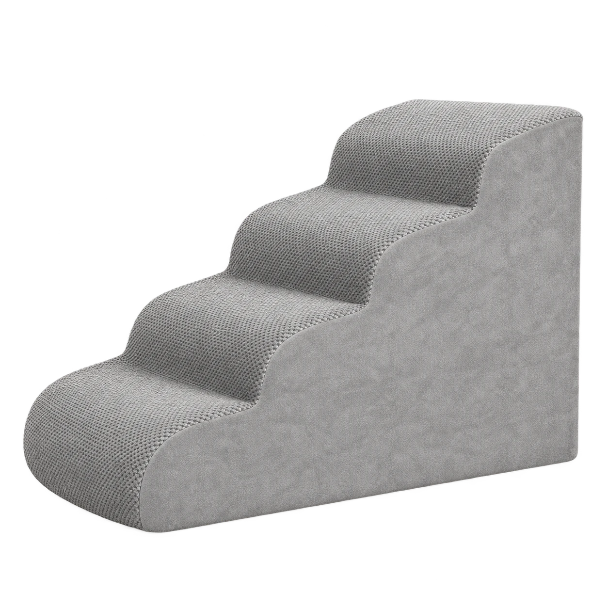 Grey Four-Step Stairs