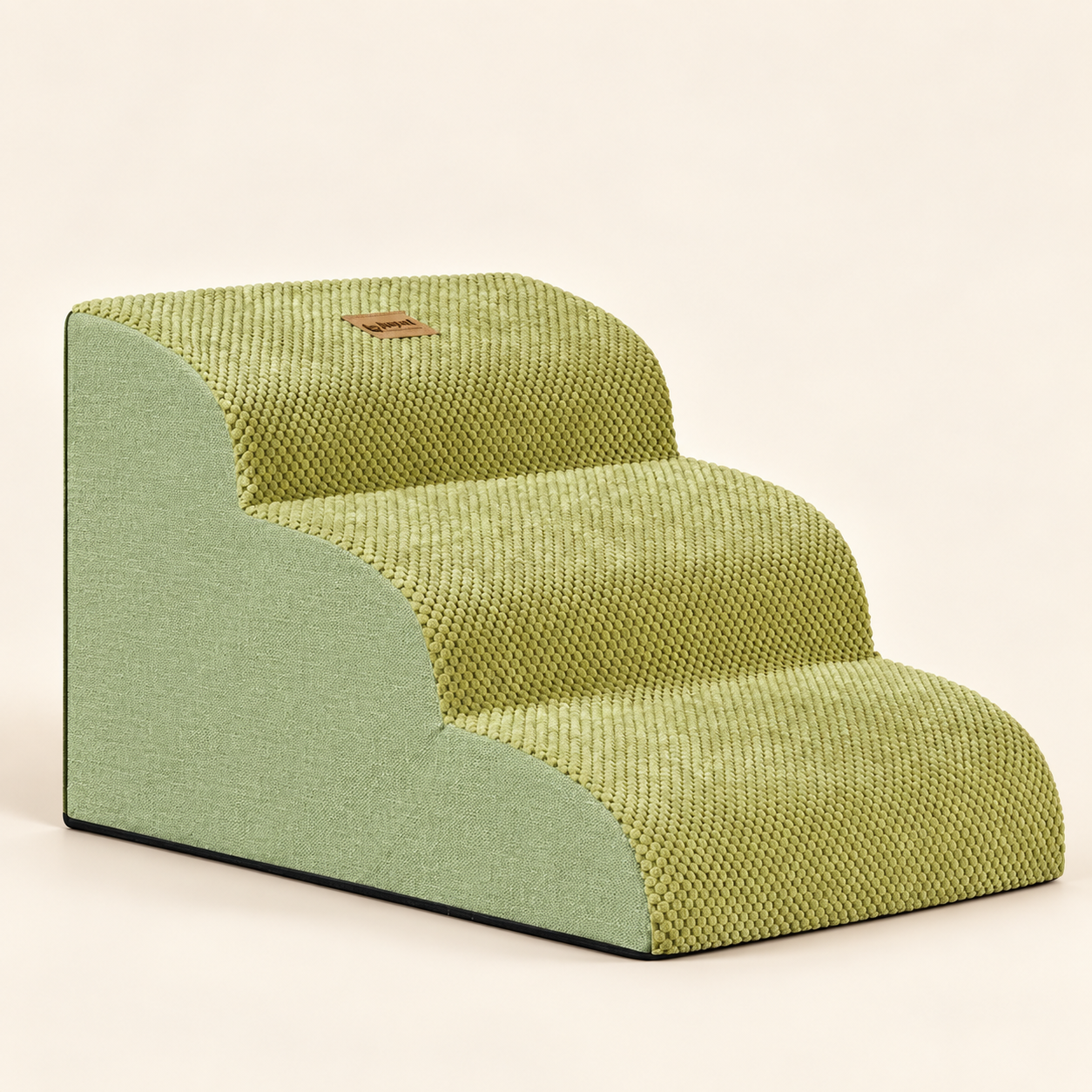 Green & Coffee Three-Step Stairs